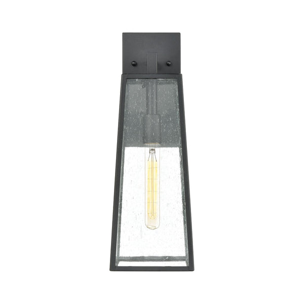Atlas Meditterano 1-Light Outdoor Sconce - Stylish Transitional Design for Porch, Patio, and Entryway Lighting Matte Black 6'' OL11351-BK