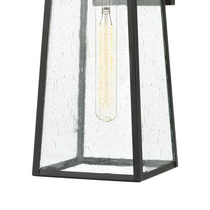 Atlas Meditterano 1-Light Outdoor Sconce - Stylish Transitional Design for Porch, Patio, and Entryway Lighting Matte Black 6'' OL11351-BK