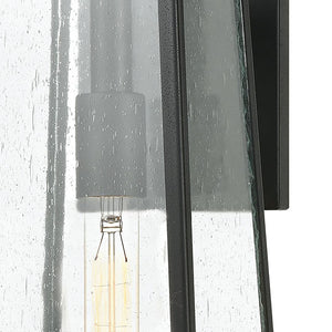 Atlas Meditterano 1-Light Outdoor Sconce - Stylish Transitional Design for Porch, Patio, and Entryway Lighting Matte Black 6'' OL11351-BK