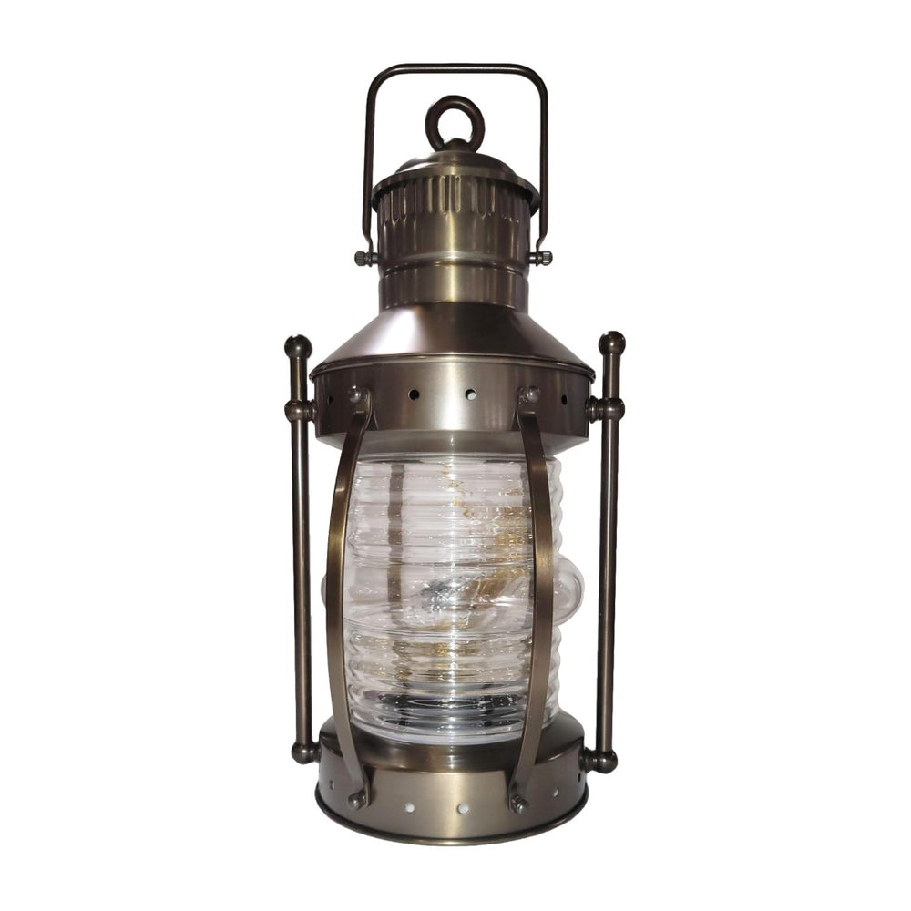 Atlas Olde Colony 16" High Outdoor Wall Light - Timeless Brass Lantern with Clear Glass for Elegant Illumination OL11361-BS