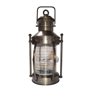 Atlas Olde Colony 16" High Outdoor Wall Light - Timeless Brass Lantern with Clear Glass for Elegant Illumination OL11361-BS