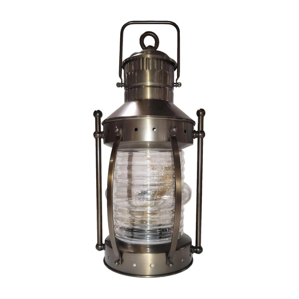 Atlas Olde Colony 16" High Outdoor Wall Light - Timeless Brass Lantern with Clear Glass for Elegant Illumination OL11361-BS