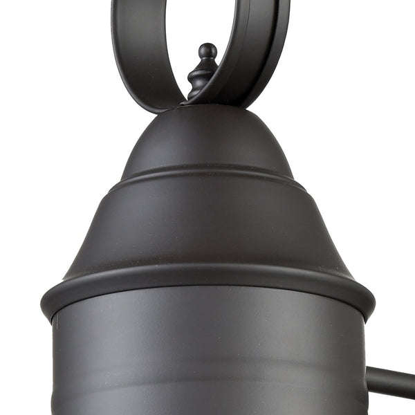 Atlas Onion Outdoor Sconce - Classic Lantern Design with Seeded Glass for Elegant Illumination Outdoors Oil Rubbed Bronze 10'' OL11363-BZ