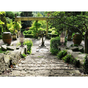 Atlas Rustica 26'' High 3-Light Outdoor Post Light - Handcrafted Antique Copper for Pathways & Gardens OL11373-CO