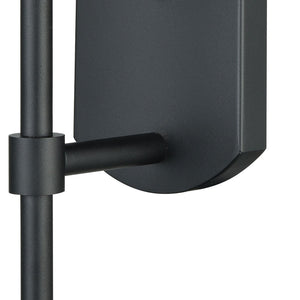 Atlas Torch 17'' High Outdoor Wall Sconce in Charcoal Black - Sleek Design for Modern Illumination OL11375-BK