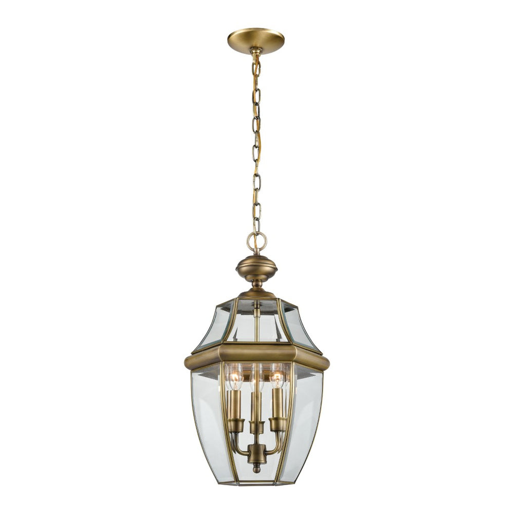 Atlas Ashford 3-Light Outdoor Pendant Fixture - Elegant Traditional Design for Patios and Entryways Oil Rubbed Bronze OL11017-BZ