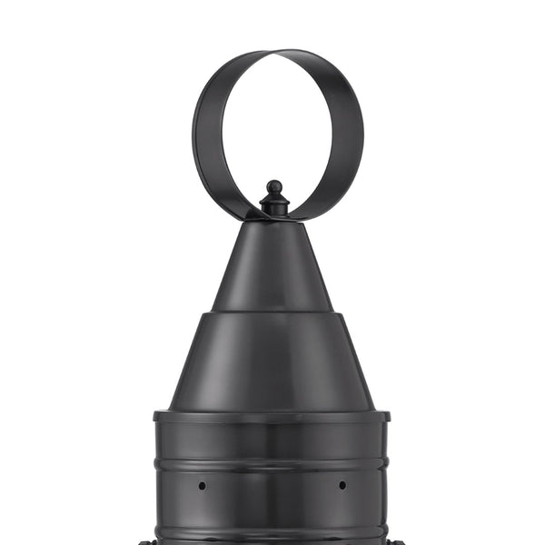 Atlas Classic Onion 1-Light Outdoor Post Light - Timeless Coastal Design with Vintage Charm and Durability Gun Metal 11.5'' OL11394-GY