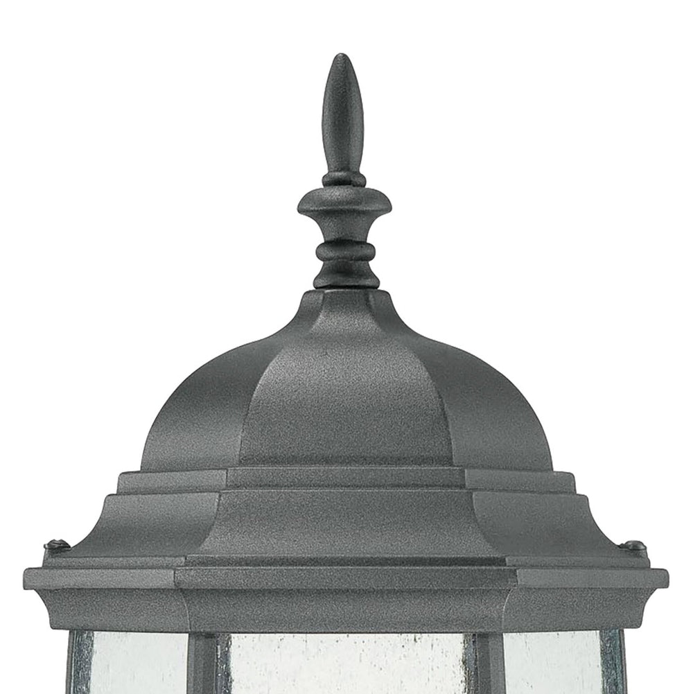 Atlas Covington 21.5'' High Outdoor Post Light - Classic Black Fixture for Walkways, Gardens, & Patios OL11395-BK