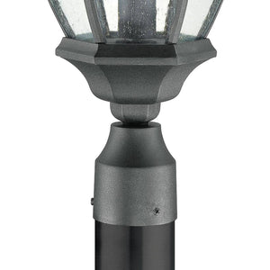 Atlas Covington 21.5'' High Outdoor Post Light - Classic Black Fixture for Walkways, Gardens, & Patios OL11395-BK