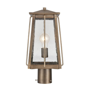 Atlas Kirkdale 17'' High 2-Light Outdoor Post Light - Elegant Lantern Design for Stylish Illumination Vintage Brass OL11396-BS
