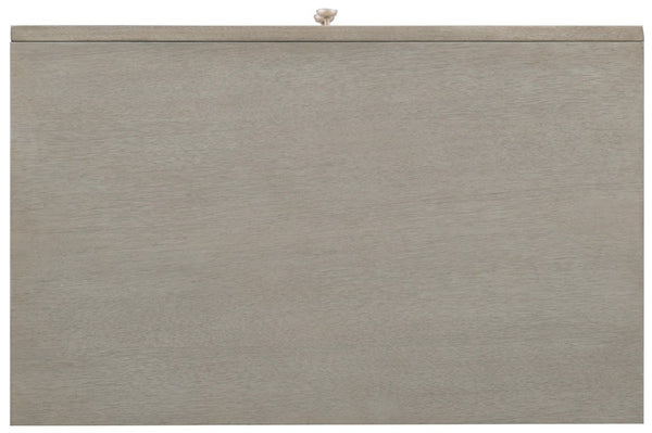 Hooker Furniture Elixir Textured Walnut Two-Drawer Nightstand With Champagne Silver Accents And Smooth-Glide Storage 5990-90016-LTWD