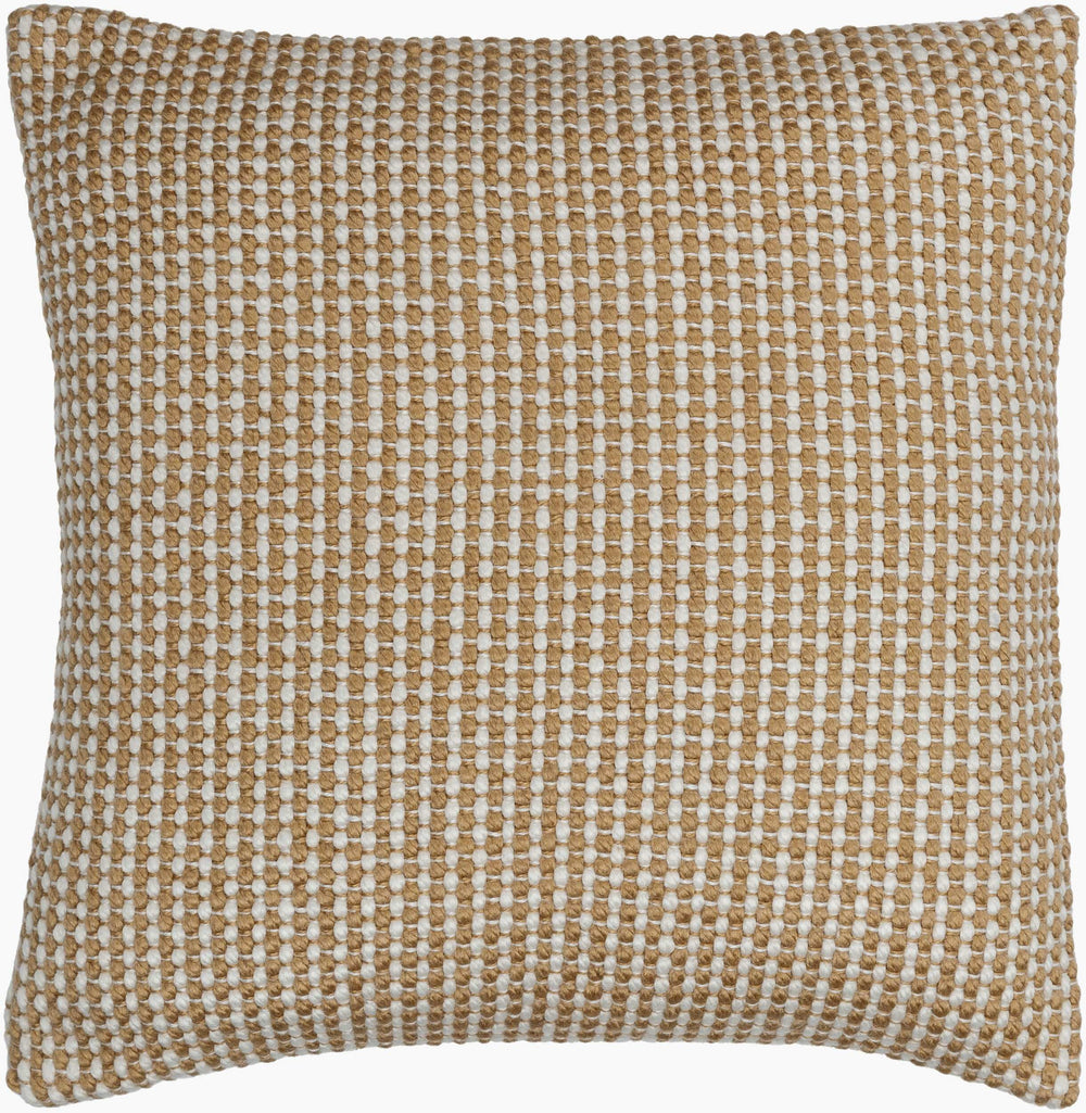 Surya Colchester Modern 18" Accent Pillow - Luxurious Polyester, Contemporary Design, Easy Care & Comfort Mustard Polyester,Polyester Olc001-2020p