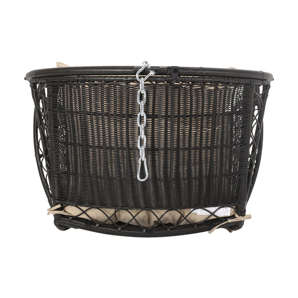 English Elm Christopher Knight Home® - Malia Wicker Hanging Chair - Stylish Indoor/Outdoor Seating With Plush Cushion For Relaxation & Comfort 67677.00BTN