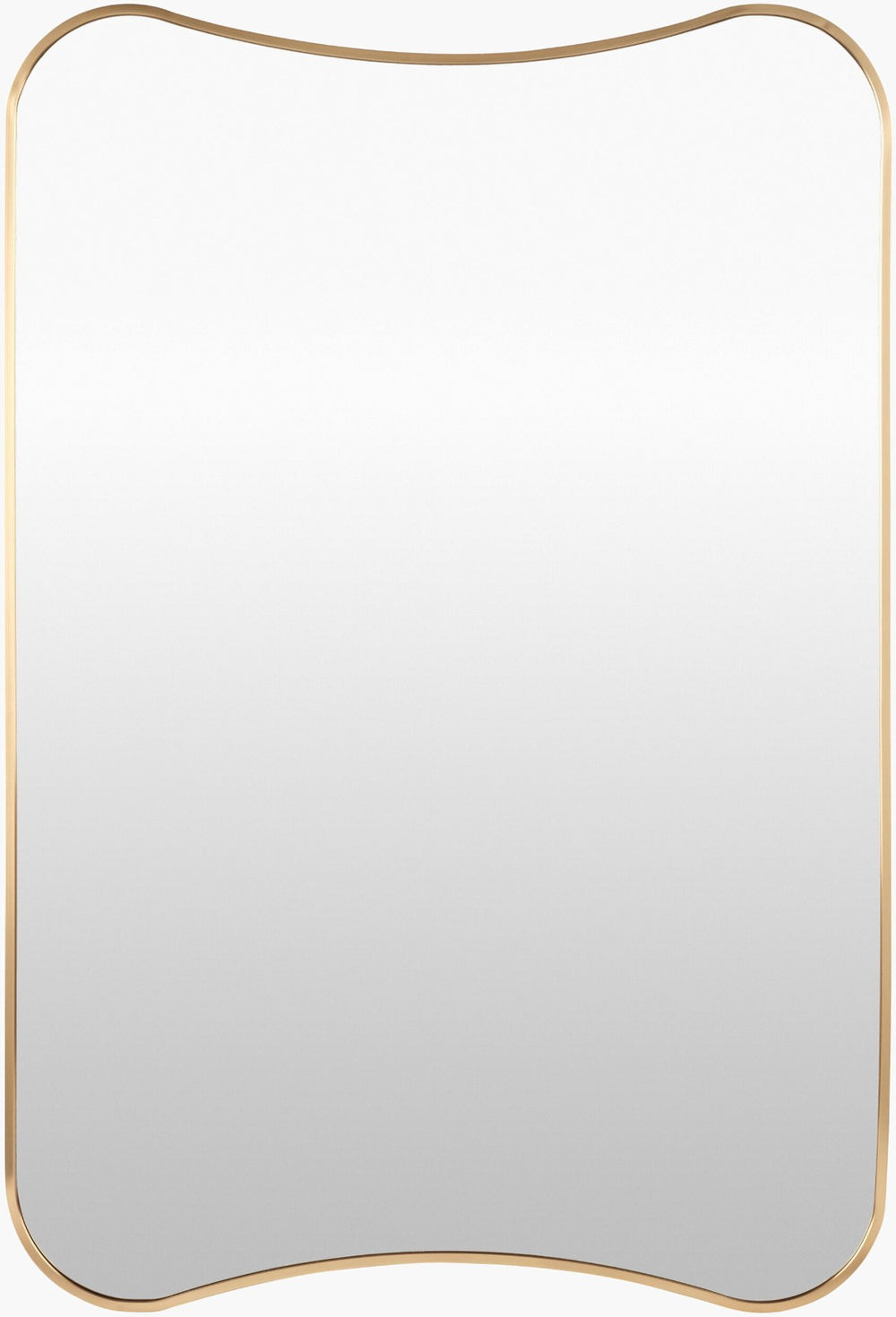 Livabliss Bellona Solid Wood Framed Wall Mirror Minimalist Accent for Entryway or Bedroom OLO001-3624