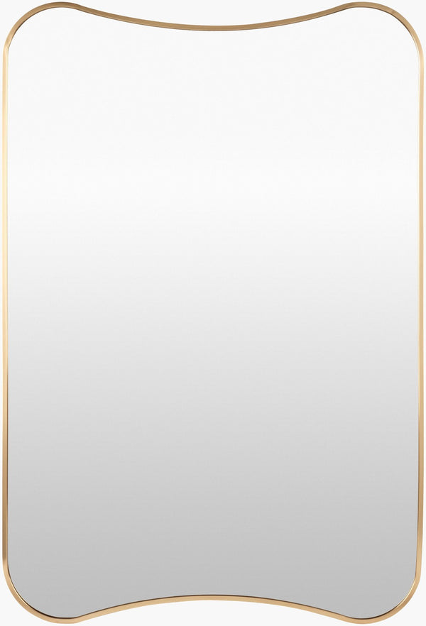 Livabliss Bellona Solid Wood Framed Wall Mirror Minimalist Accent for Entryway or Bedroom OLO001-3624