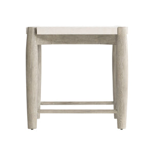 Bernhardt Bernhardt Ashbrook Side Table With Floating Scooped Top, Sandblasted Ash Base & Puzzle-Fit Legs 462111