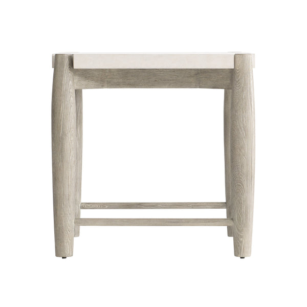 Bernhardt Bernhardt Ashbrook Side Table With Floating Scooped Top, Sandblasted Ash Base & Puzzle-Fit Legs 462111