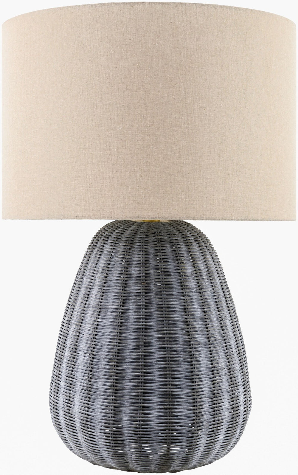 Livabliss Olira Bohemian Global Artisan Table Lamp with Hand-painted Linen Shade for Eclectic Spaces OLRA-006