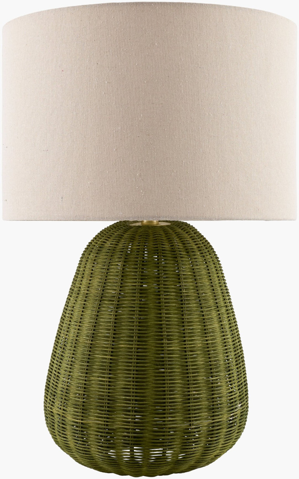 Livabliss Olira Bohemian Global Accent Lamp with Hand-painted Felt Linen Shade for Living Rooms OLRA-008