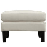 Homelegance By Top-Line Huntley Modern Ottoman White Solid Wood