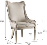 A.R.T. Furniture Morrissey Dessner Host Chair, Bezel 218207-2727 Silver 218207-2727