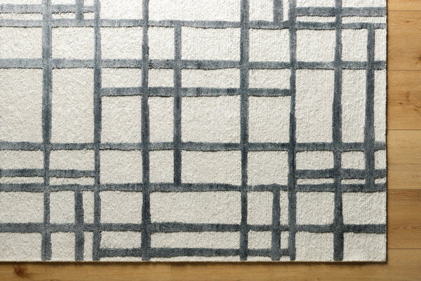 Ombre OMB-2300 9' x 12' Handmade Rug OMB2300-912  Light Silver, Ash, Pewter, Slate, Metallic - Silver Surya