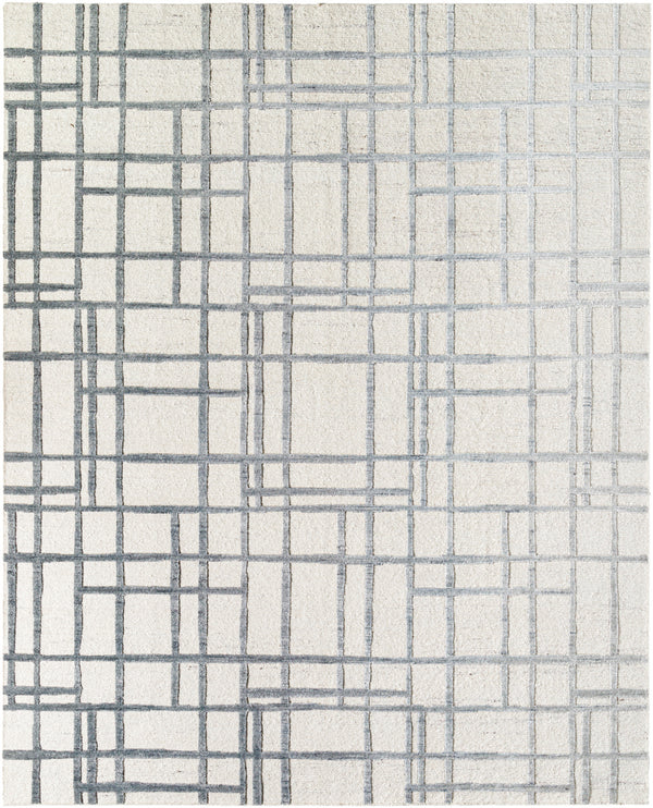 Ombre OMB-2300 9' x 12' Handmade Rug OMB2300-912  Light Silver, Ash, Pewter, Slate, Metallic - Silver Surya