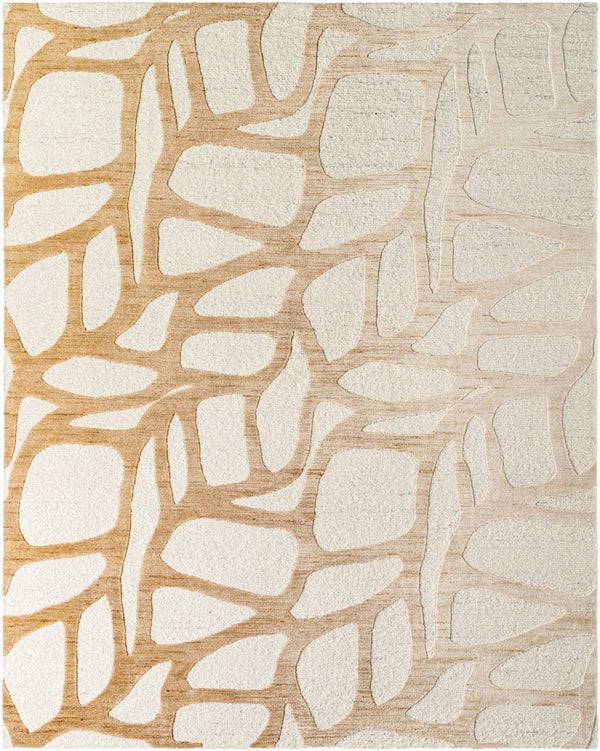 Ombre OMB-2301 9' x 12' Handmade Rug OMB2301-912  Pearl, Ash, Camel Surya