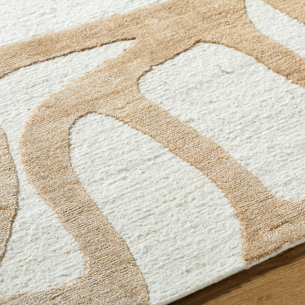 Ombre OMB-2301 9' x 12' Handmade Rug OMB2301-912  Pearl, Ash, Camel Surya