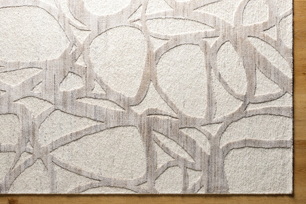 Ombre OMB-2303 9' x 12' Handmade Rug OMB2303-912  Light Silver, Ash Surya