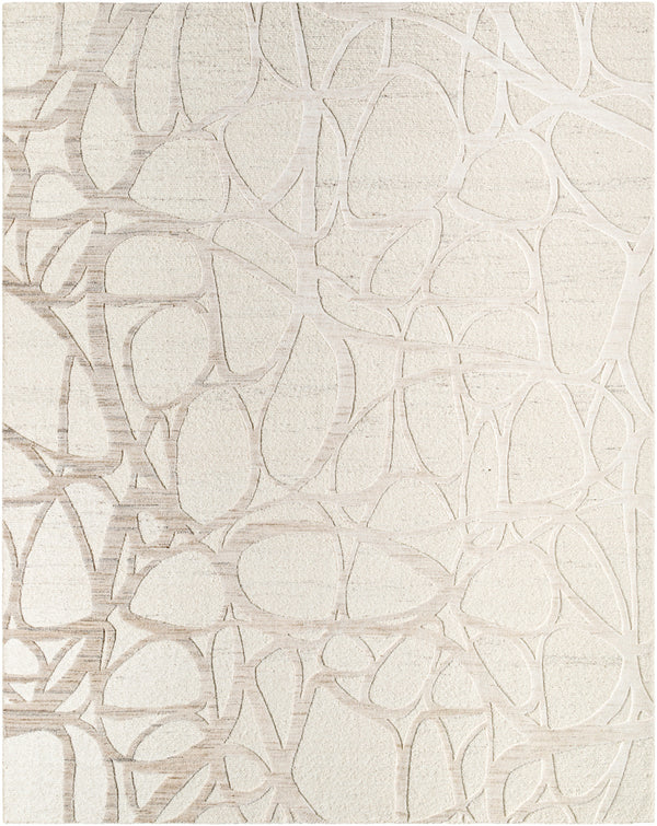Ombre OMB-2303 9' x 12' Handmade Rug OMB2303-912  Light Silver, Ash Surya