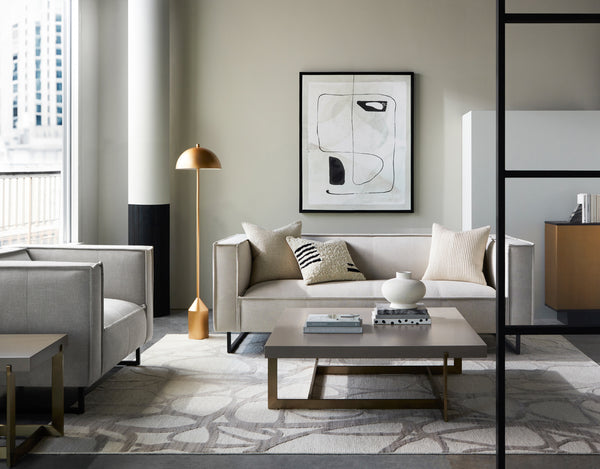 Ombre OMB-2303 9' x 12' Handmade Rug OMB2303-912  Light Silver, Ash Surya