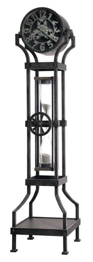 Hekman Furniture 615116 Stunning Hourglass Iii Floor Clock With Unique Design And Adjustable Features For Any Room  Hourglass Iii Grandfather Clock 615116