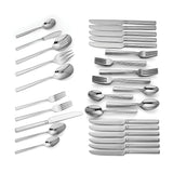 Lenox Reed and Barton Cole 65 Piece Flatware Set Metallic, STAINLESS METAL 4140865