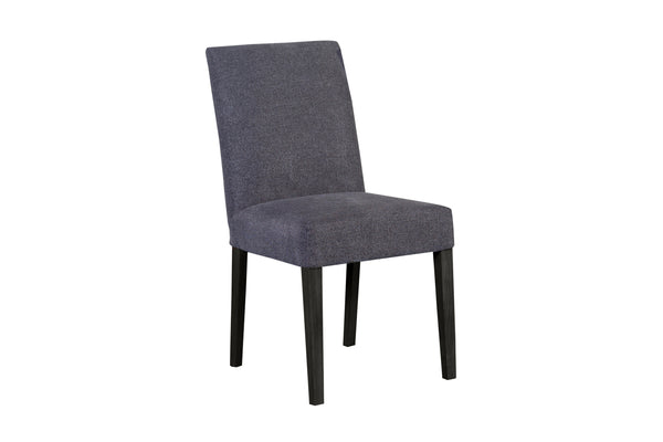 Porter Designs Porter Enna Contemporary Solid Wood Dining Chair Set Of 2, Elegant Design For Modern Dining Spaces Gray Fabric 07-204c-02-d231