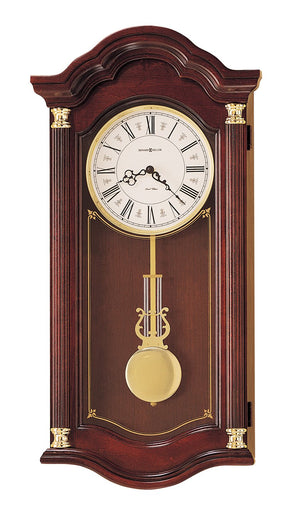 Hekman Furniture 620220 Lambourn I Wall Clock - Windsor Cherry Finish, Dual-chime Movement & Elegant Design For Home Windsor Cherry Lambourn I Wall Clock 620220