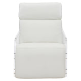 Parc Leather Power Motion Chair 229RLO White Leather Bernhardt