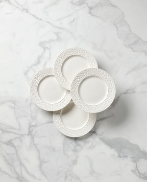 Lenox Kate Spade Blossom Lane 4-Piece Accent Plate Set White, WHITE PORCELAIN 891945