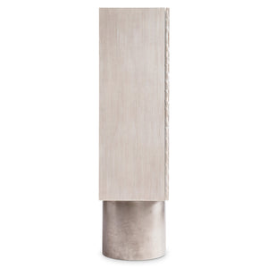 Bernhardt Bernhardt Solaria Bar Cabinet With Weathered Bone Ash & Oak, Nickel Accents, Wine Storage, Led Light 310840
