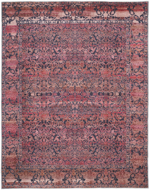 Feizy Rugs Voss Bold Transitional Area Rug - Dazzling Patterns, Rich Colors, And Sophisticated Chenille Design Orange,Red,Gray Polyester Vos39hcfmlt000g21