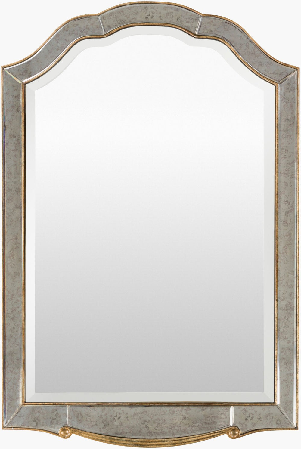 Livabliss Oleander Large Rectangular Wall Mirror Traditional Frame for Entryway or Living Room OND-2500