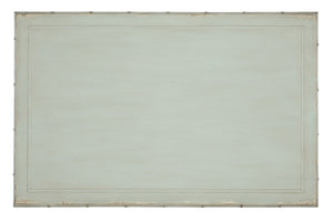 Hooker Furniture Charleston Coastal Rectangle Cocktail Table In Haint Blue With Bamboo-Inspired Accents & Self-Closing Drawers 6750-80310-40