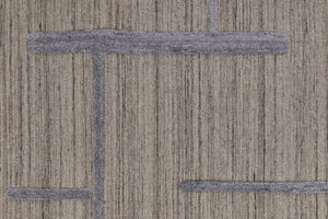 Feizy Rugs Longridge Hand Woven Geometric Design Rug - Luxurious High-low Pile For Modern Home Décor Ivory,Blue Viscose,Wool T09t8002bgeblue10