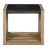 Catalina Stone Top End Table