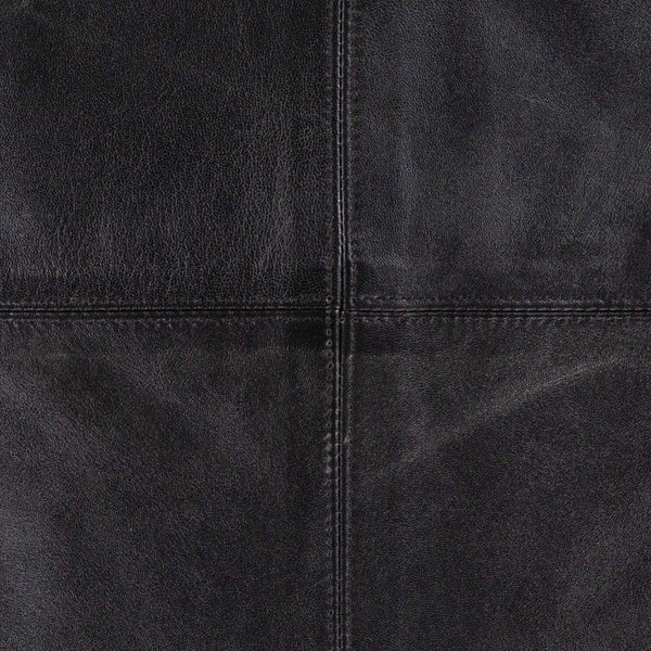 Surya Onyx Rustic 13"L X 20"W Lumbar Pillow Kit - Stylish Leather & Polyester Blend, Easy Care Home Decor Black Leather,Polyester Onx002-1320