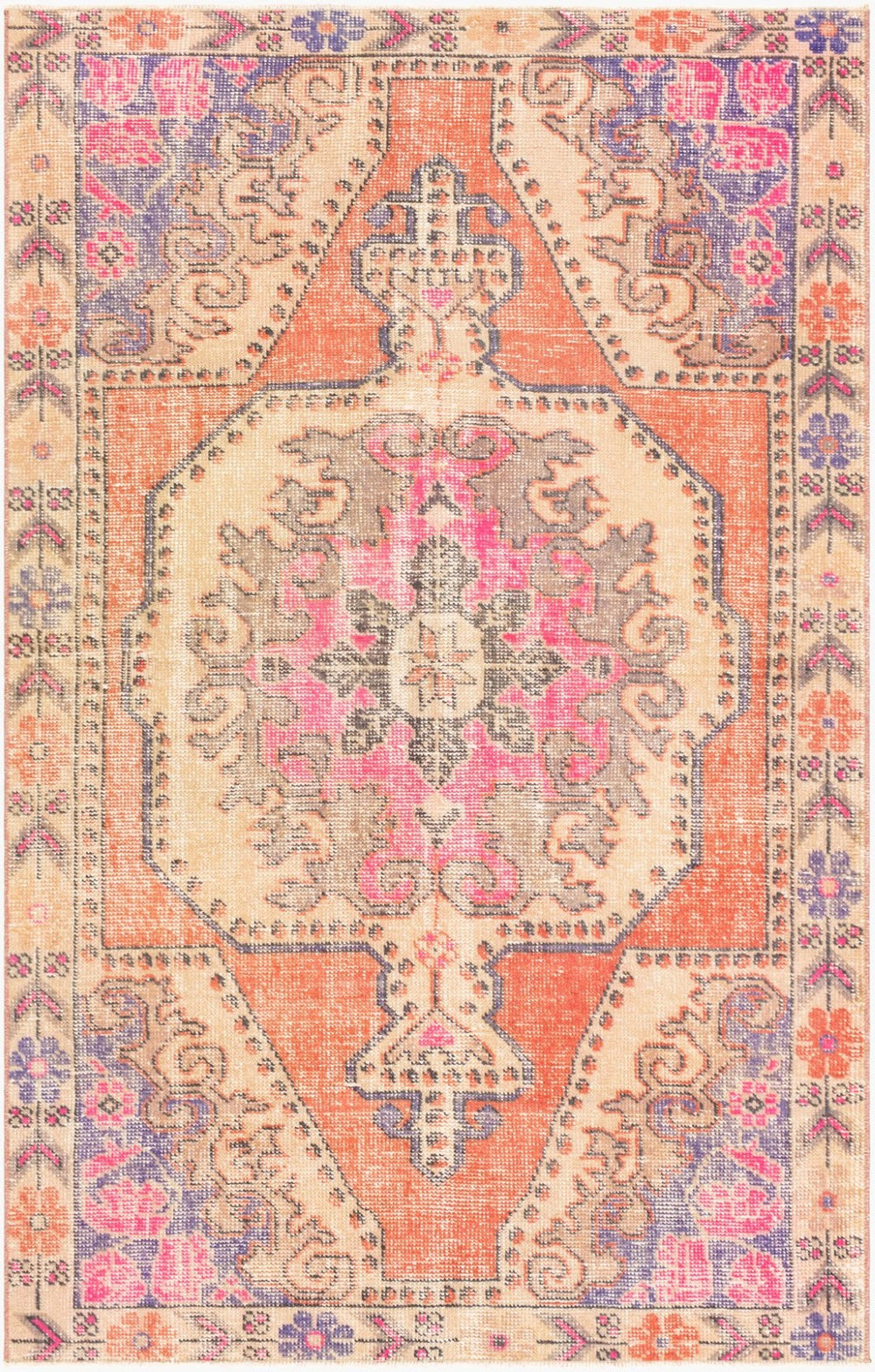 Surya Antique Hand-knotted Turkish Wool Area Rug One of a Kind Low Pile Floor Accent OOAK1061-4268