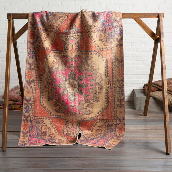 Surya Antique Hand-knotted Turkish Wool Area Rug One of a Kind Low Pile Floor Accent OOAK1061-4268