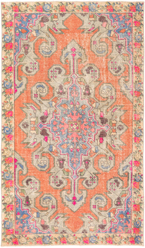 Antique One of a Kind OOAK-1067 4'5" x 7'5" Handmade Rug OOAK1067-4575  Khaki, Natural, Apricot, Camel, Desert Tan, Light Wood Surya