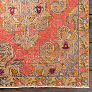 Antique One of a Kind OOAK-1076 4'5" x 7'5" Handmade Rug OOAK1076-4575  Light Wood, Natural, Sage, Clay Surya