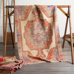 Surya Antique Hand Knotted Turkish Wool Rug One of a Kind Traditional Low Pile Floor Accent OOAK1086-4272